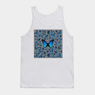 blue butterflies Tank Top